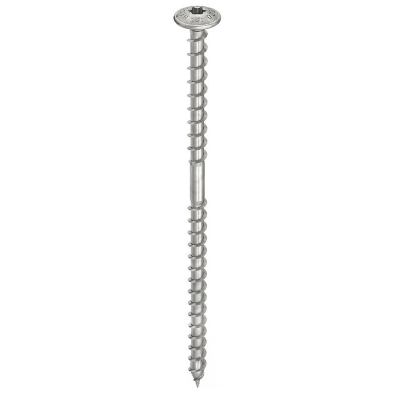 HECO-TOPIX-plus T-Solar Holzbauschraube Edelstahl A2 Tellerkopf TX UK-Gewinde 8x360 - 50 Stück von HECO-Schrauben GmbH & Co. KG