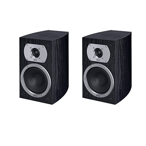 Heco Victa Prime 202 65 W Lautsprecher (2-Wege, mit Kabel, Terminal, 65 W, 35-40.000 Hz, schwarz) von HECO