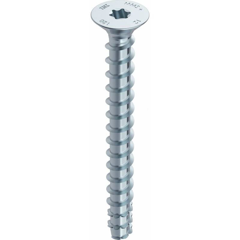 MULTI-MONTI-plus F Betonschraube Stahl verzinkt Senkkopf T30 - 6 x 40 mm - 100 Stück von HECO-Schrauben GmbH & Co. KG