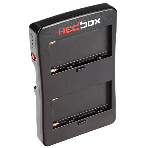 HEDBOX HBP-NPF - V-Mount batterieadapter konverterplatte verwendet 2X NP-F-Batterien zur Herstellung Einer 14V V-Lock Batterie von HEDBOX