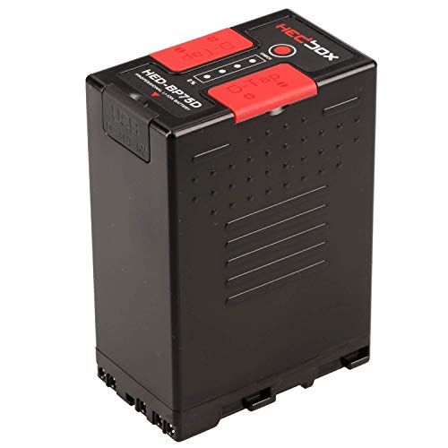 HEDBOX HED-BP75D - Li-Ionen Akku (75 Wh / 5200 mAh) 2X D-Tap & USB Ausgang, kompatibel mit Sony BP-U60 und PMW, PXW-FX6, ILME-FX6 Camcorder von HEDBOX