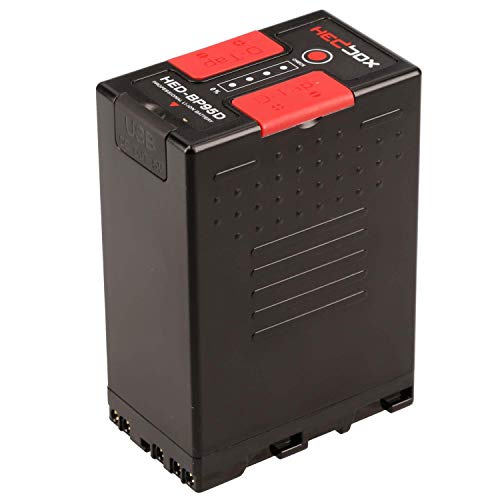 HEDBOX HED-BP95D - Li-Ionen Akku (95 Wh / 6700 mAh) 2X D-Tap & USB Ausgang, kompatibel mit Sony BP-U90 und PMW, PXW-FX6, ILME-FX6 Camcorder von HEDBOX