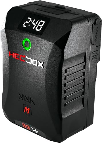 HEDBOX NINA M - Smart Mini V Mount Akku 99Wh / 6700mAh, Alarm bei niedriger Kapazität, OLED-Display mit Dual D-Tap, Schnellladung Typ-C PD 65W und Typ-A, für Kameras, Camcorder, Monitore HEDBOX NINA M - Smart Mini V Mount Akku 99Wh / 6700mAh, Alarm bei niedriger Kapazität, OLED-Display mit Dual D-Tap, Schnellladung Typ-C PD 65W und Typ-A, für Kameras, Camcorder, Monitore von HEDBOX