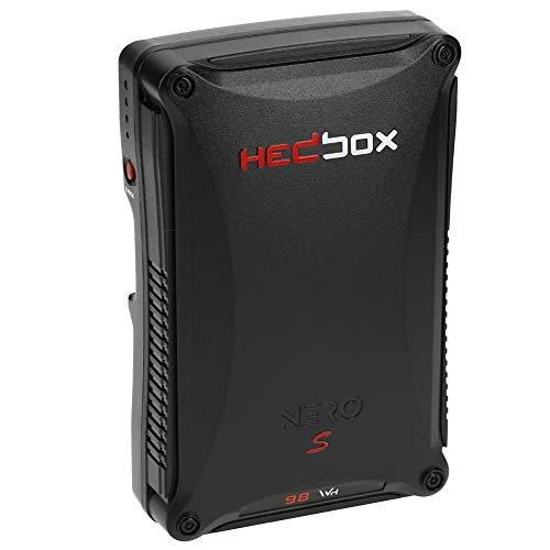 HEDBOX Nero S - V-Mount Li-Ionen Cine Akku 98Wh, D-Tap und USB Ausgang, Belastbar bis 10A - Falltest Zertifiziert von HEDBOX