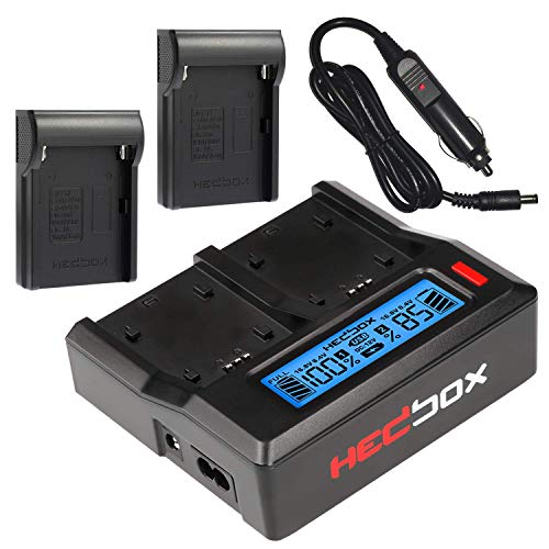 HEDBOX 2-fach Ladegerät mit LCD für Sony NP- F550, F770, F970, und Hedbox RP- NPF550, NPF770, NPF970, NPF1000 HEDBOX 2-fach Ladegerät mit LCD für Sony NP- F550, F770, F970, und Hedbox RP- NPF550, NPF770, NPF970, NPF1000 von HEDBOX