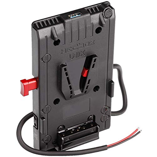 HEDBOX UNIX-12V - V-Mount Akkuplatte mit 3X D-Tap und USB, geregeltem 12V/50W-Stromausgang am 50cm Anschlusskabel HEDBOX UNIX-12V - V-Mount Akkuplatte mit 3X D-Tap und USB, geregeltem 12V/50W-Stromausgang am 50cm Anschlusskabel von HEDBOX