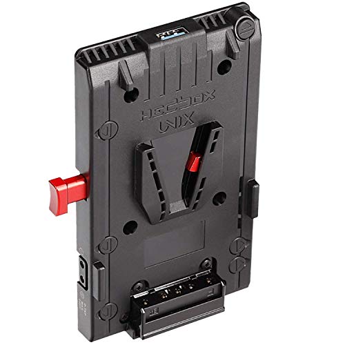HEDBOX Unix II - V-Mount Akkuplatte mit USB 5V/2.1A und 3X D-Tap 14.8V/148W Ausgang Anschlüssen - Mark II HEDBOX Unix II - V-Mount Akkuplatte mit USB 5V/2.1A und 3X D-Tap 14.8V/148W Ausgang Anschlüssen - Mark II von HEDBOX