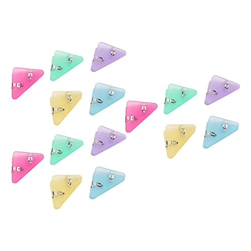 15pcs Dreieckige Papierclips Klein, Clips für Dokumentfotos Tickets, Einfach zu Bedienen, Großer Winkel, Einfaches Lesen, Weit Verbreitete Zum Organisieren von Testpapieren, Notizen, Musik 15pcs Dreieckige Papierclips Klein, Clips für Dokumentfotos Tickets, Einfach zu Bedienen, Großer Winkel, Einfaches Lesen, Weit Verbreitete Zum Organisieren von Testpapieren, Notizen, Musik von HEEPDD