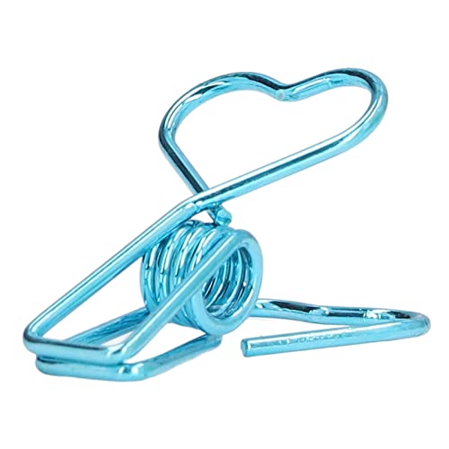 20pcs Goldpapierclips, Bulk Office Supplies für Dokumente Bindung Antirust -Metallclips mit Organizer Box Schreibtischzubehör für Home Office School (BLUE) von HEEPDD
