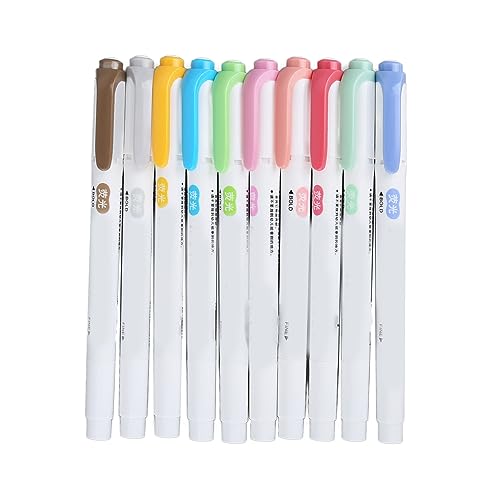 HEEPDD Bunter Marker Zum Hervorheben von Text mit Doppelter Spitze, Fluor-Marker mit Faserspitze HEEPDD Bunter Marker Zum Hervorheben von Text mit Doppelter Spitze, Fluor-Marker mit Faserspitze von HEEPDD