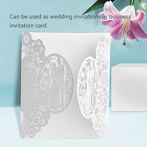 HEEPDD 10pcs Cut-Einladungskarten, Leere Innenblätter, High-End-Design, Premium-Qualität (Hochzeitsmodell) von HEEPDD