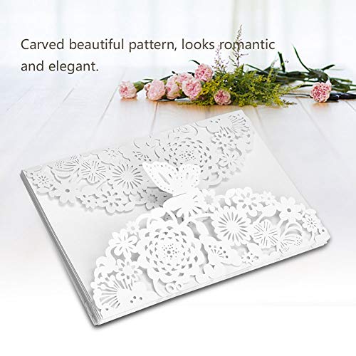 HEEPDD 10pcs Cut-Einladungskarten, Leere Innenblätter, High-End-Design, Premium-Qualität (Typ 2) von HEEPDD
