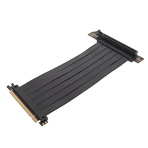 HEEPDD Grafikkarten-Verlängerungskabel, 90 Grad PCIE 3.0 X16 Riser-Kabel, Einfache Installation, Verhindert Störungen für den PC (30cm) von HEEPDD