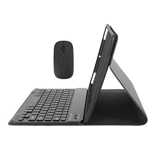 HEEPDD Intelligente Tastaturhülle, Kabellose Tastatur, Automatischer Wecker, ABS-PU-Winkel Verstellbar, mit Maus für 10,5-Zoll-Air3-Tablet (Schwarz) von HEEPDD