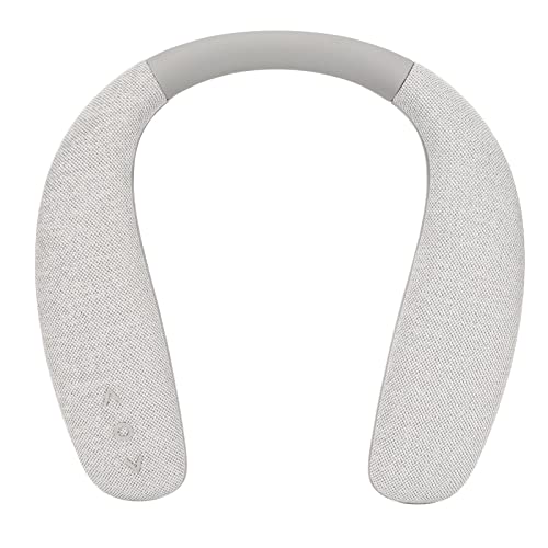 Kabelloser Nackenbügel-Lautsprecher, Tragbarer Stereo-Lautsprecher, Freisprecheinrichtung, USB-Aufladung, Klarer Klang für Sport und Zuhause (Grau) von HEEPDD