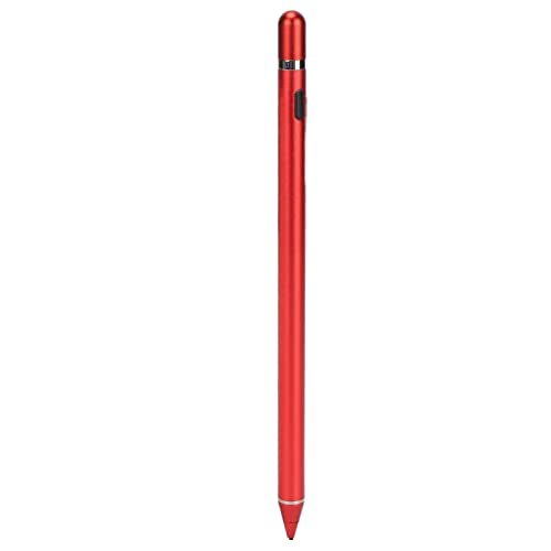 HEEPDD Kapazitiver Eingabestift, Touchscreen-Stift, Kupferspitze, Bequem, Gute Balance, 5 V, 0,2 A Eingang für Smartphones (Rot) von HEEPDD