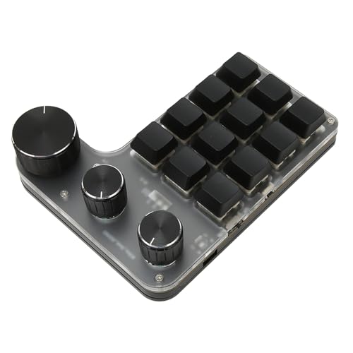 HEEPDD Mechanische Tastatur, Multifunktionale wasserdichte Mechanische Tastatur 12 Tasten 3 Tasten für Spiel (#2) von HEEPDD
