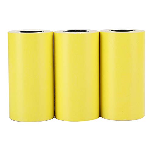 Thermal Paper, Sticker Thermal Paper Anti Oil 56MM 3PCs Waterproof, Printer Paper for Printer for Printing[yellow] Thermal Printer PaperLabels & Labeling Equipment_a von HEEPDD