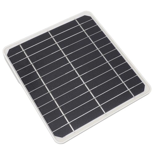 Wasserdichtes Tragbares Solarpanel, 20-W-Solarpanel mit USB-Typ-C- und DC-Anschluss, Leicht und Zuverlässig für Rucksackreisen und Fahrradfahren von HEEPDD
