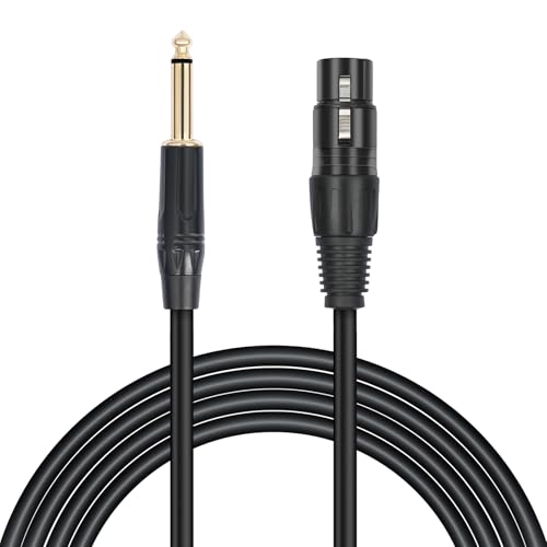 HEEZOU 1/4 Zoll -6 35 Mm Bis 3 Pins Weibliches Hörkabel Für Mixer Und Verstärkerverbindung von HEEZOU