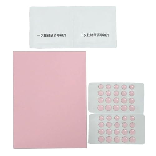 HEEZOU Eisversion Mausschlittschuhe Mausfüßen Füße Kleine Punkte Maus Pad Schlupf Resistant Maus Fußaufkleber 1 Set von HEEZOU