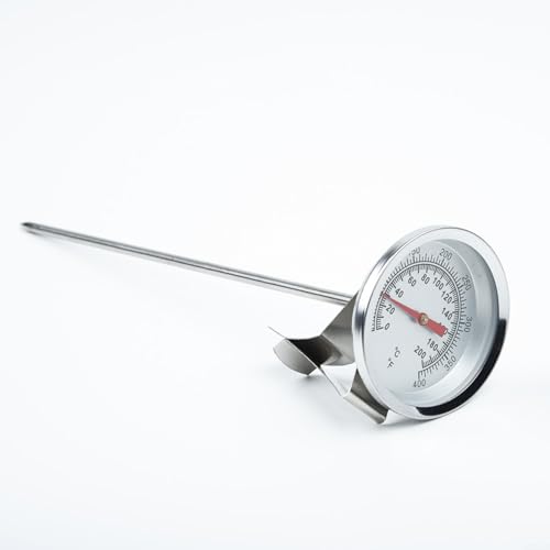 HEIBTENY Grillthermometer 0 Bis 200 Grad, Edelstahl-Ofenthermometer, Temperaturanzeige Für Küchenöfen, Grills Und Andere Kochgeräte Für Pizza, Grillgerichte von HEIBTENY