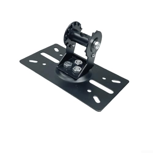 HEIBTENY Lautsprecher-Audio-Ständer-Adapter, drehbar, Metall, Stativstangenhalterung für DJ-Ausrüstung, Heimgebrauch, Schwarz (606) von HEIBTENY