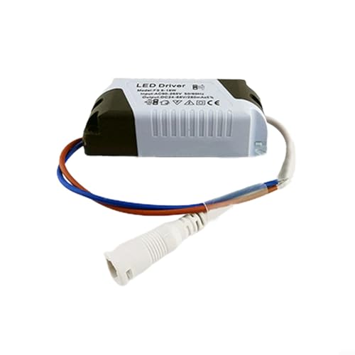 LED Transformer Driver,8-18W / 8-24W LED Trafo Konstantstrom, 24-68V / 24-86V DC Anschluss,Deckenleuchte Led Licht Lampe Treiber Adapter Trafo Netzteil(8-18w) von HEIBTENY