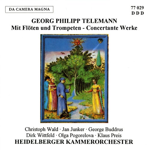 Konzertante Werke für Flöte und Trompete von HEIDELBERGER KAMMERORCHESTER