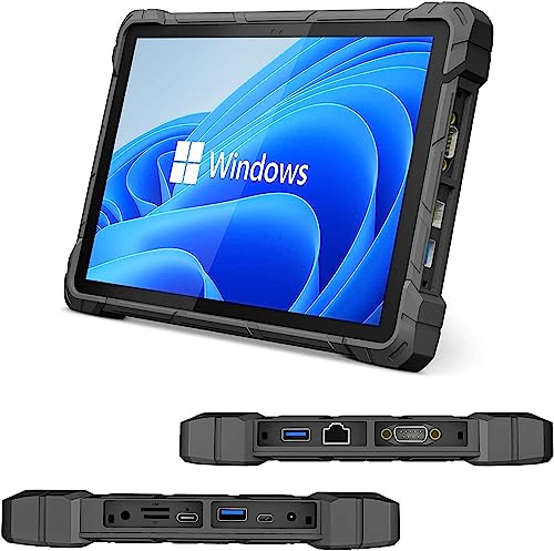 HEIGAOLAPC Outdoor Tablet Windows 10,10.1 inch Rugged Tablet PC 16000mAh Akku,8GB RAM 128GB ROM(Expandable),FHD+,Fingerabdruck,IP68 Waterproof, SIM 4G LTE, WiFi,GPS,USB3.0,HDMI,OTG von HEIGAOLAPC