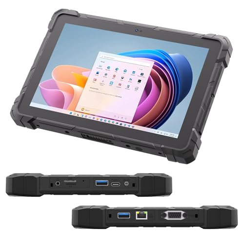 HEIGAOLAPC Rugged Tablet, 12th Alder Lake N100 Tablet, Win11 Pro 16 GB RAM 256 GB eMMC Tablet PC, 10,1-Zoll-Tablet mit 16000 mAh Akku 4G LTE/WiFi / BT5.0 / FHD für Außendienstmitarbeiter HEIGAOLAPC Rugged Tablet, 12th Alder Lake N100 Tablet, Win11 Pro 16 GB RAM 256 GB eMMC Tablet PC, 10,1-Zoll-Tablet mit 16000 mAh Akku 4G LTE/WiFi / BT5.0 / FHD für Außendienstmitarbeiter von HEIGAOLAPC