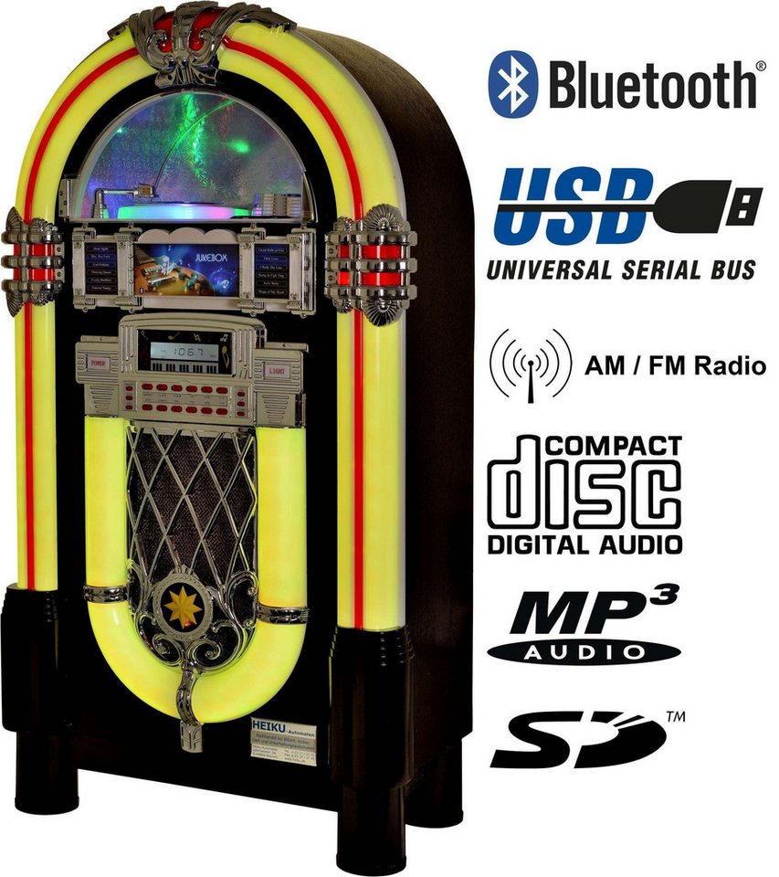 HEIKU-Sport Multimedia Musikbox Festival 1051 Retro-Radio HEIKU-Sport Multimedia Musikbox Festival 1051 Retro-Radio von HEIKU-Sport