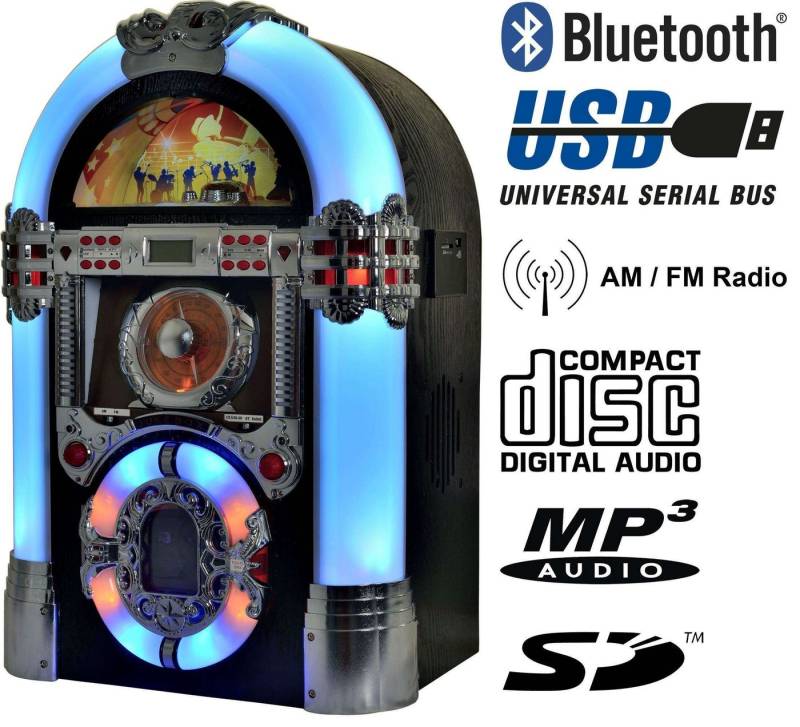 HEIKU-Sport Multimedia Musikbox Legend 501 Retro-Radio von HEIKU-Sport
