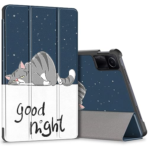 HEISHAYU Hülle für Xiaomi Redmi Pad SE 11 Zoll 2023,Schutzhülle mit Auto Schlaf/Aufwach,Katze von HEISHAYU