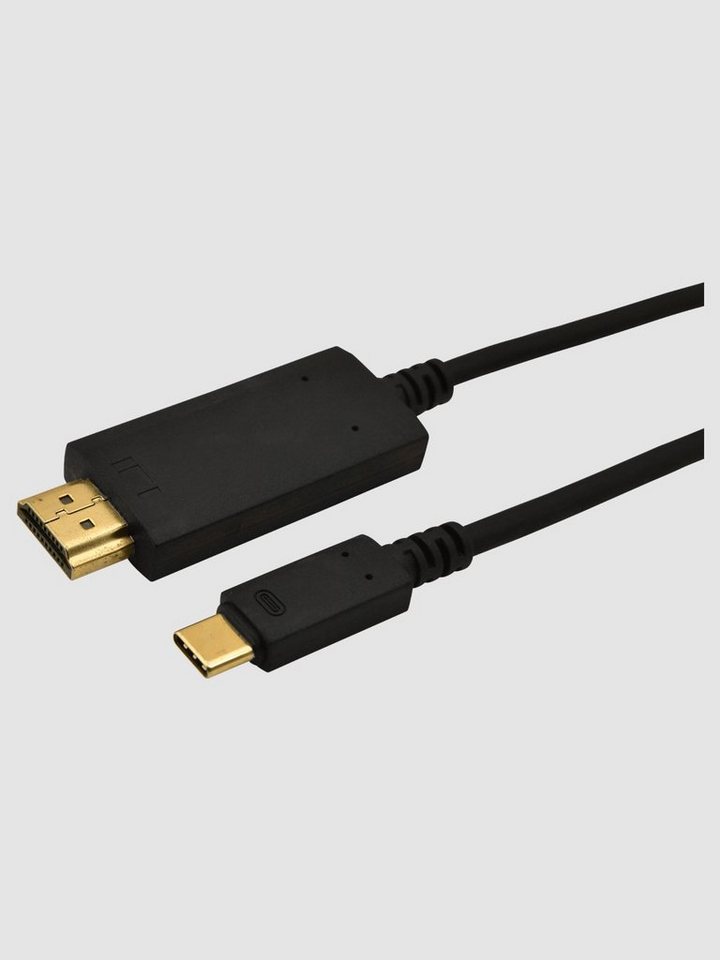 HEITECH USB Type-CT Stecker/HDMI-Stecker, Verbindungskabel Länge 1,8 m HDMI-Adapter, 180 cm von HEITECH