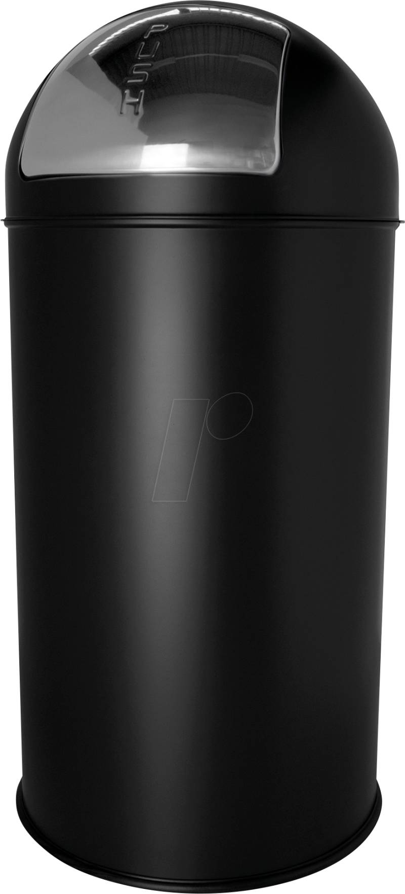 HELIT H2401795 - Push Mülleimer the dome 30,0 l schwarz von HELIT