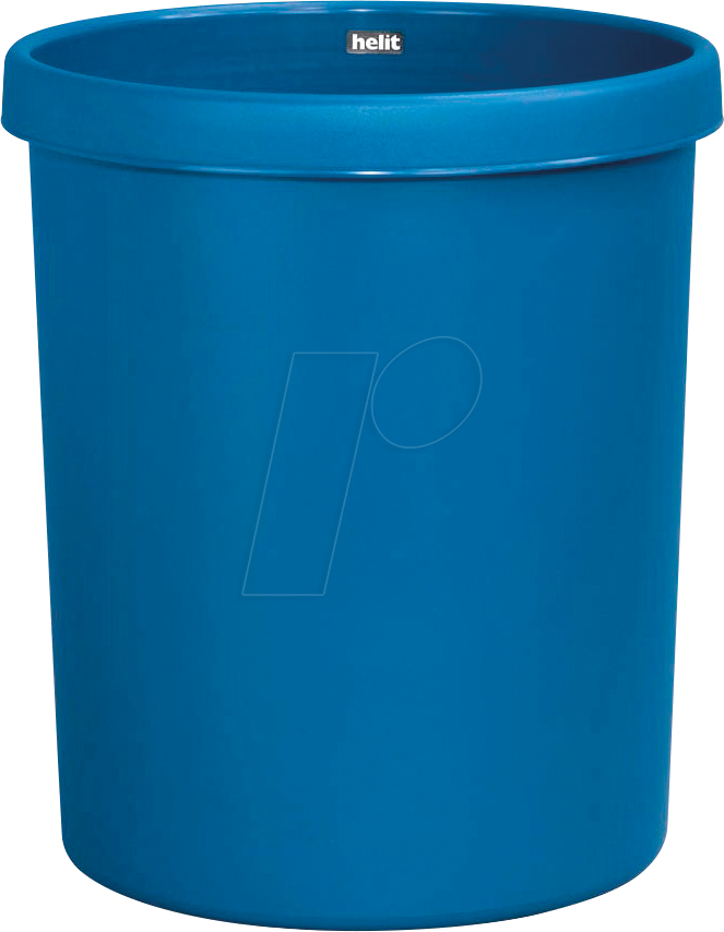 HELIT H61061-34 - Papierkorb 30 Liter, blau von HELIT