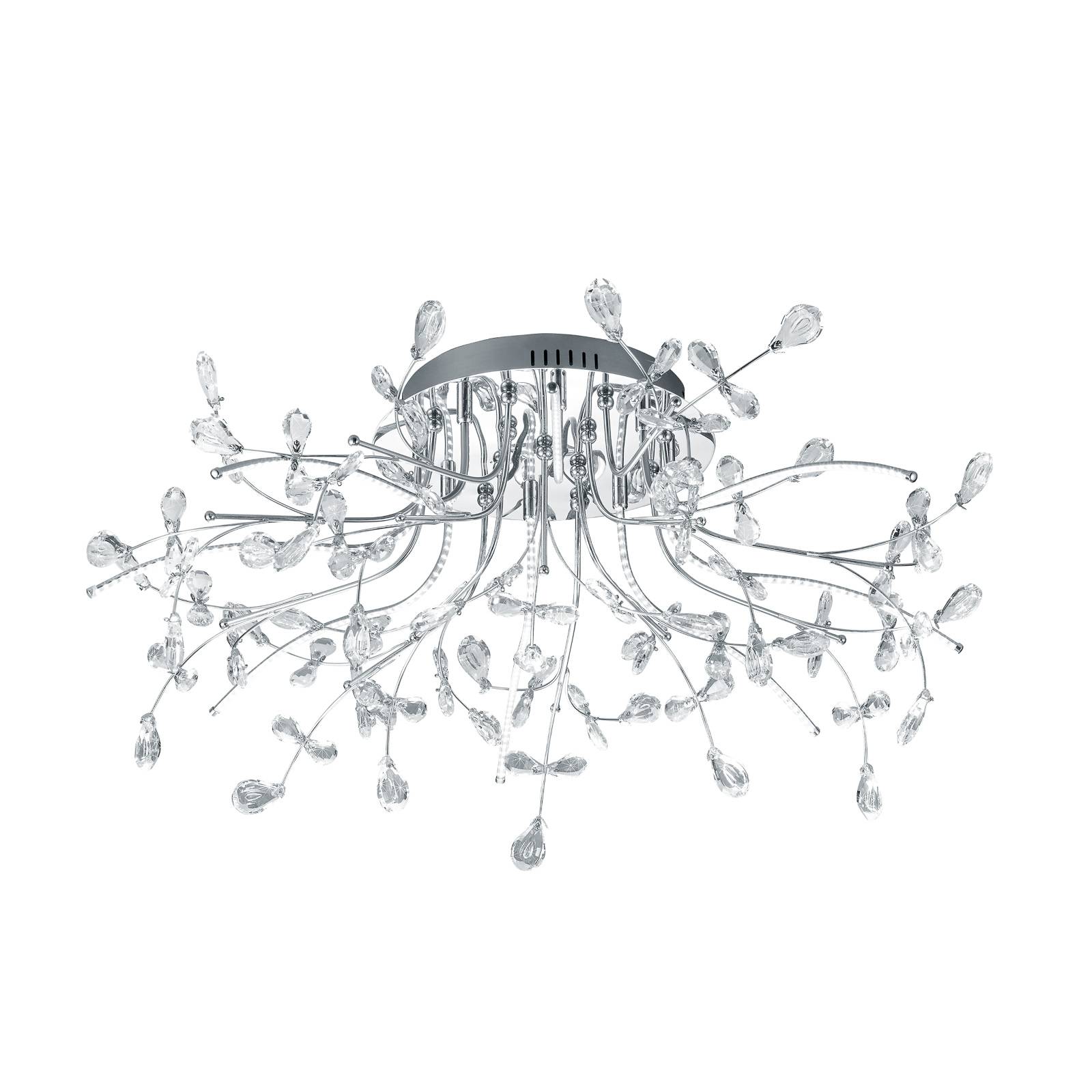 Deckenleuchte Crystal, chrom, 77 cm Deckenleuchte Crystal, chrom, 77 cm von HELL