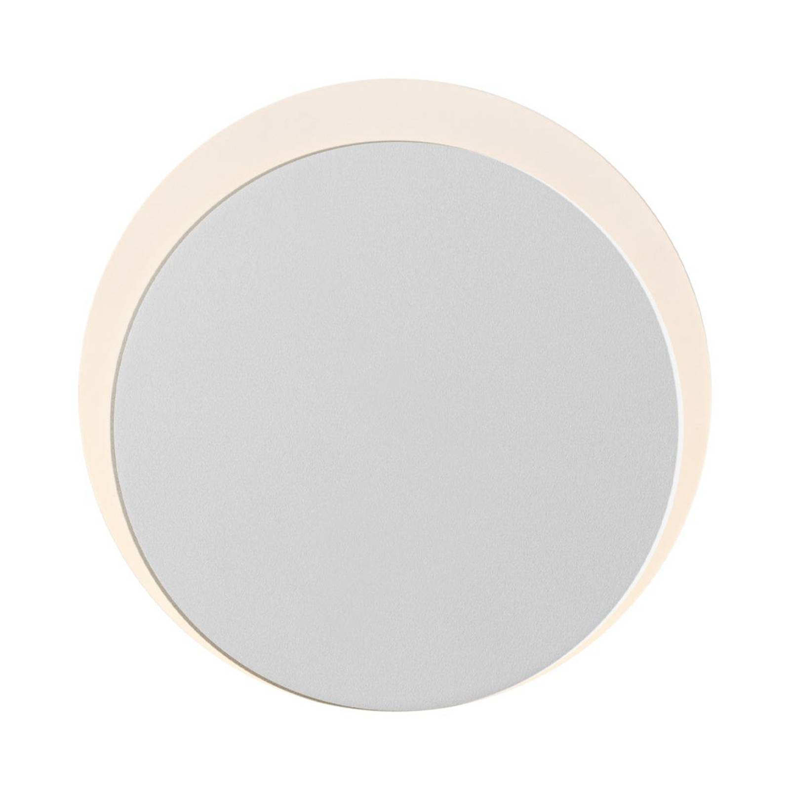 LED-Akku-Wandleuchte Sun-B, weiß, Ø 15 cm, IP54, USB, Dimmer LED-Akku-Wandleuchte Sun-B, weiß, Ø 15 cm, IP54, USB, Dimmer von HELL