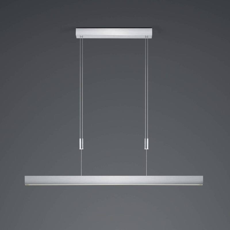 LED-Hängeleuchte Delta, 100 cm, aluminium von HELL