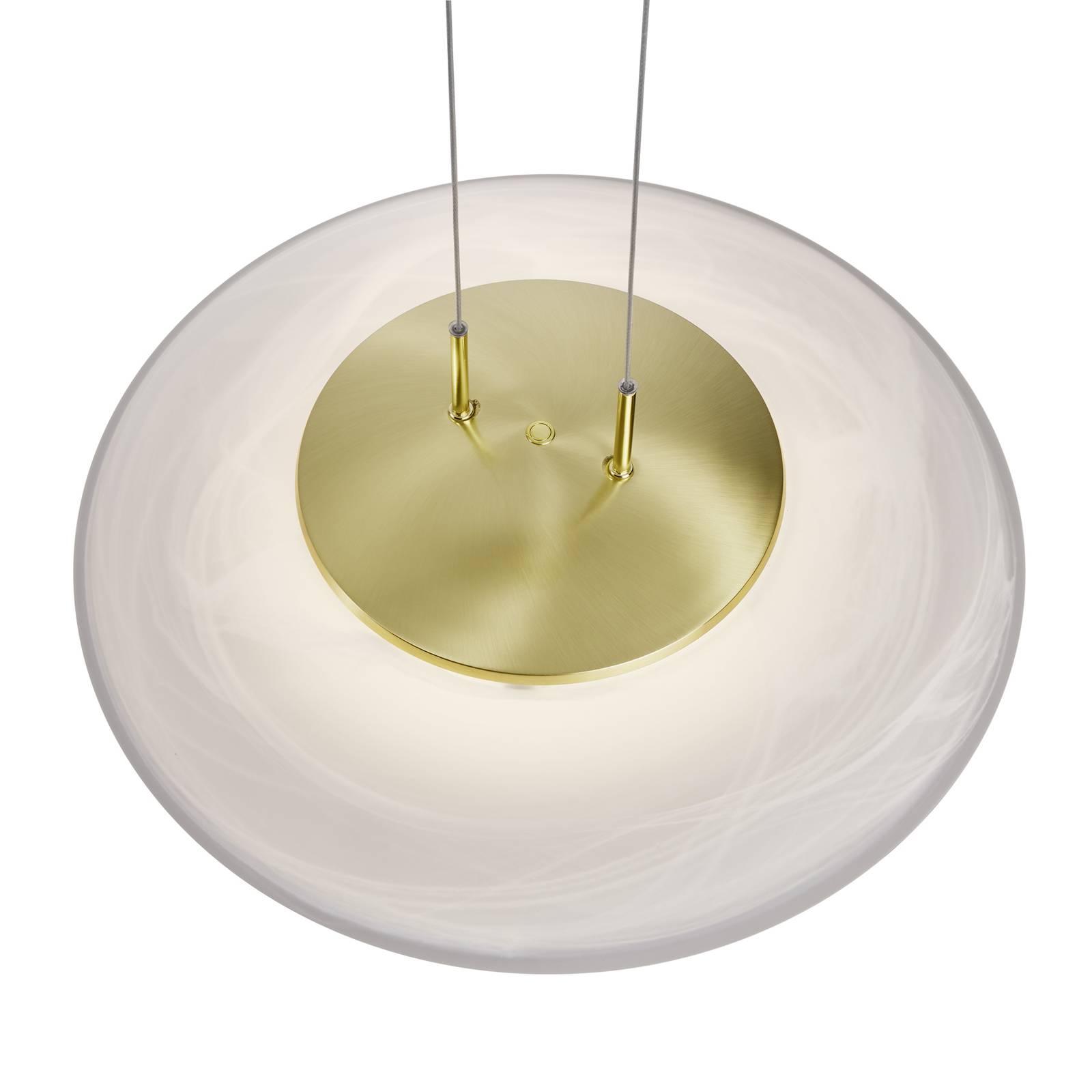 LED-Pendelleuchte Findus, messing matt/blank LED-Pendelleuchte Findus, messing matt/blank von HELL