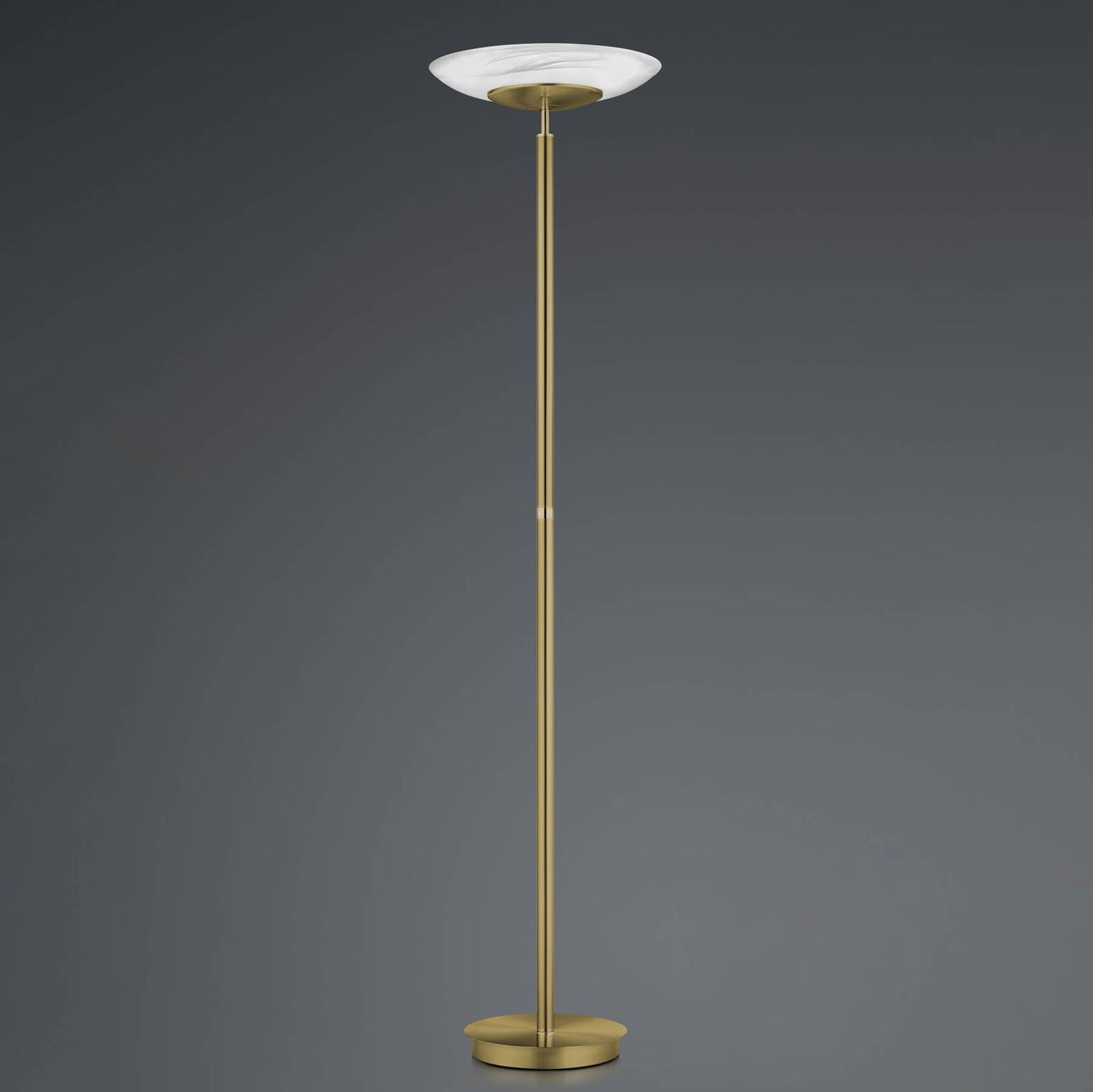 LED-Stehleuchte Findus, 1-flammig, altmessing LED-Stehleuchte Findus, 1-flammig, altmessing von HELL