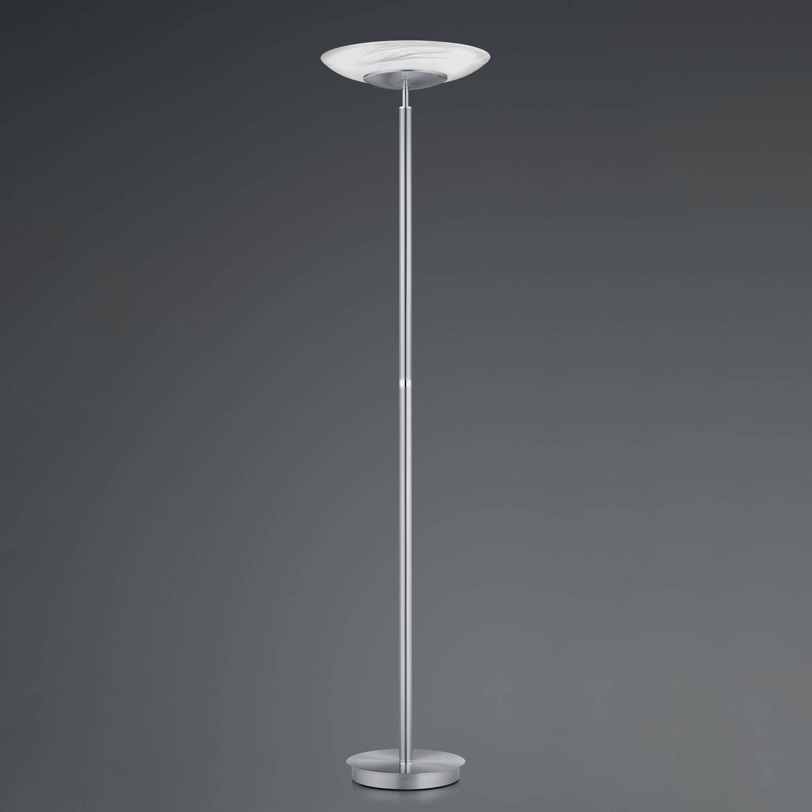 LED-Stehleuchte Findus, 1-flammig, nickel LED-Stehleuchte Findus, 1-flammig, nickel von HELL