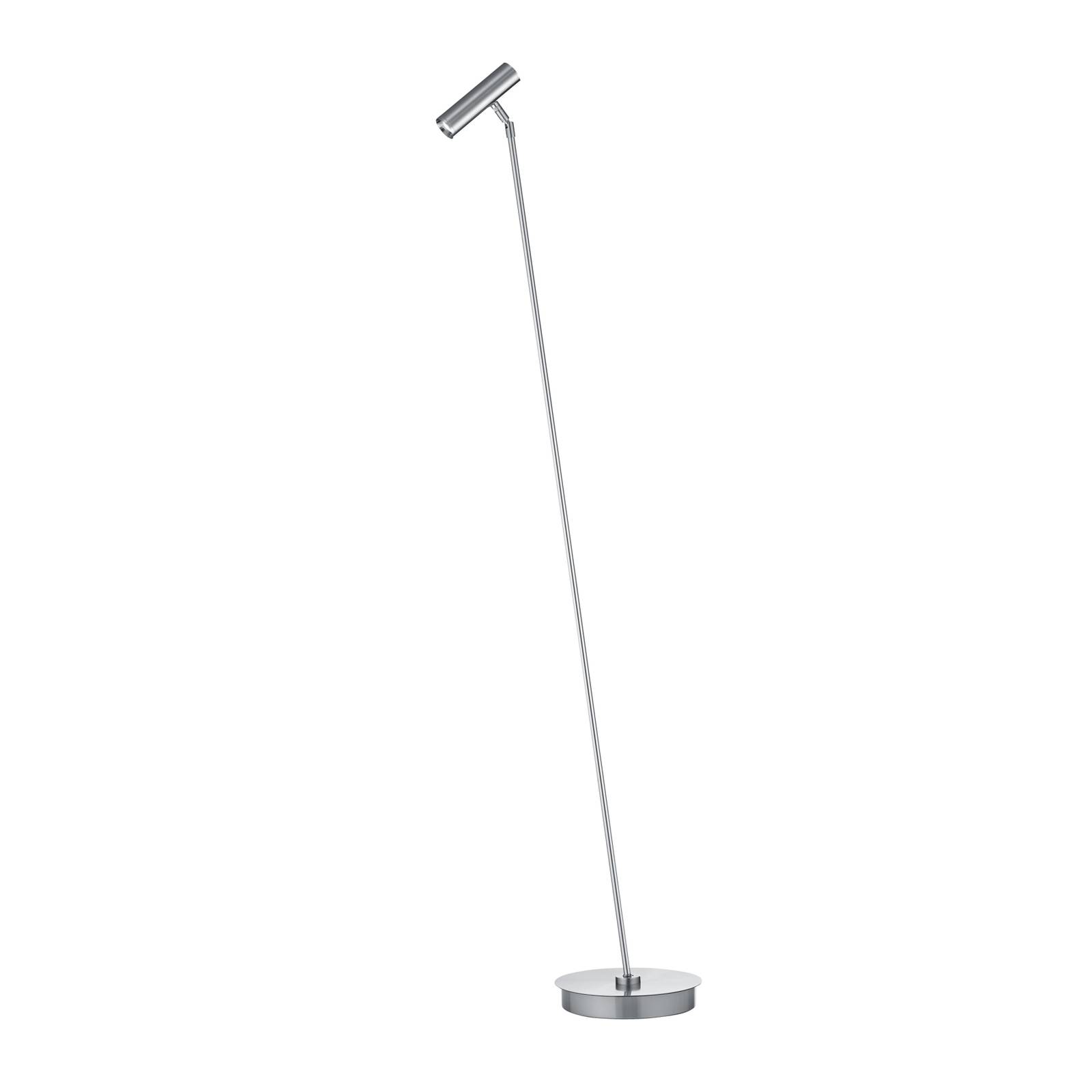 LED-Stehleuchte Tom Pro, nickel matt, 1-flammig, CCT, Dimmer LED-Stehleuchte Tom Pro, nickel matt, 1-flammig, CCT, Dimmer von HELL