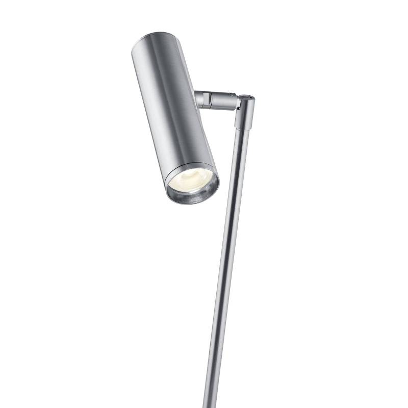 LED-Tischlampe Tom Pro, nickel matt, Höhe 47 cm, CCT, Dimmer von HELL