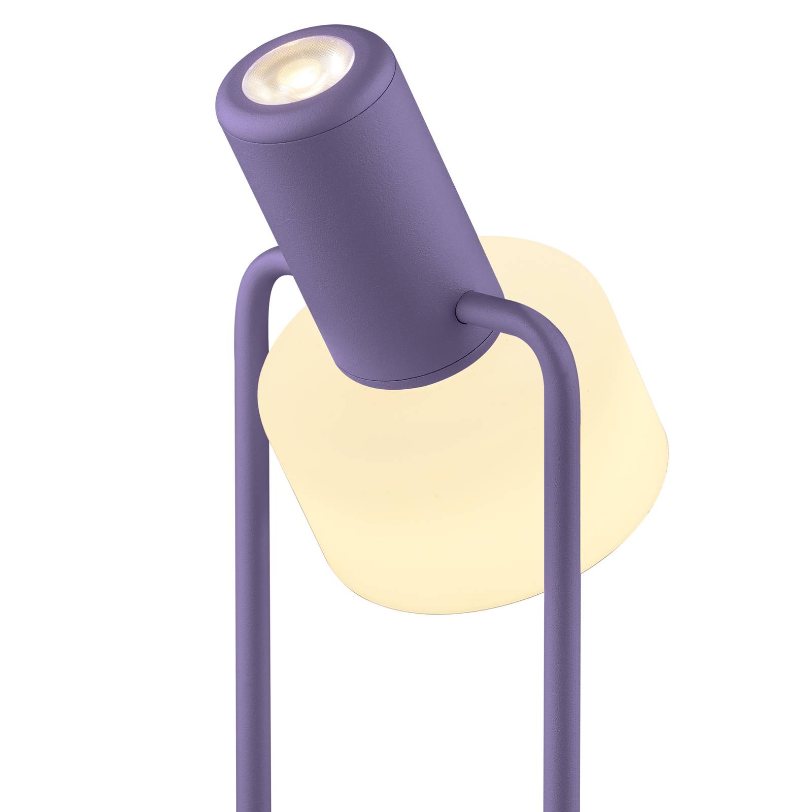 LED-Tischleuchte Banji, violett, Höhe 37 cm, Tastdimmer LED-Tischleuchte Banji, violett, Höhe 37 cm, Tastdimmer von HELL