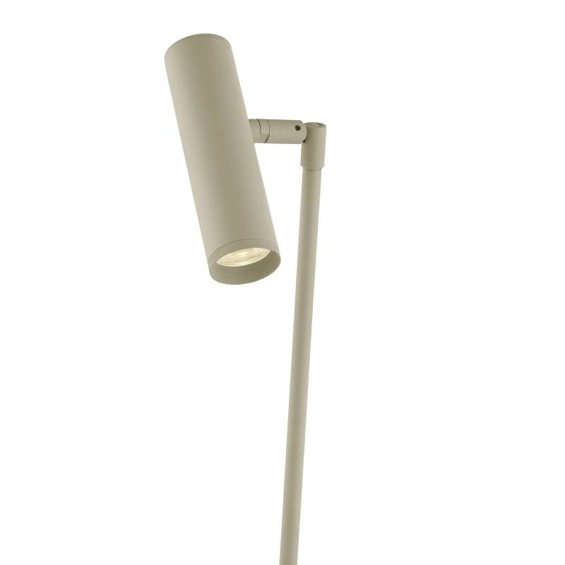 LED-Tischleuchte Tom Pro, sandfarben, Höhe 47cm, CCT, Dimmer von HELL