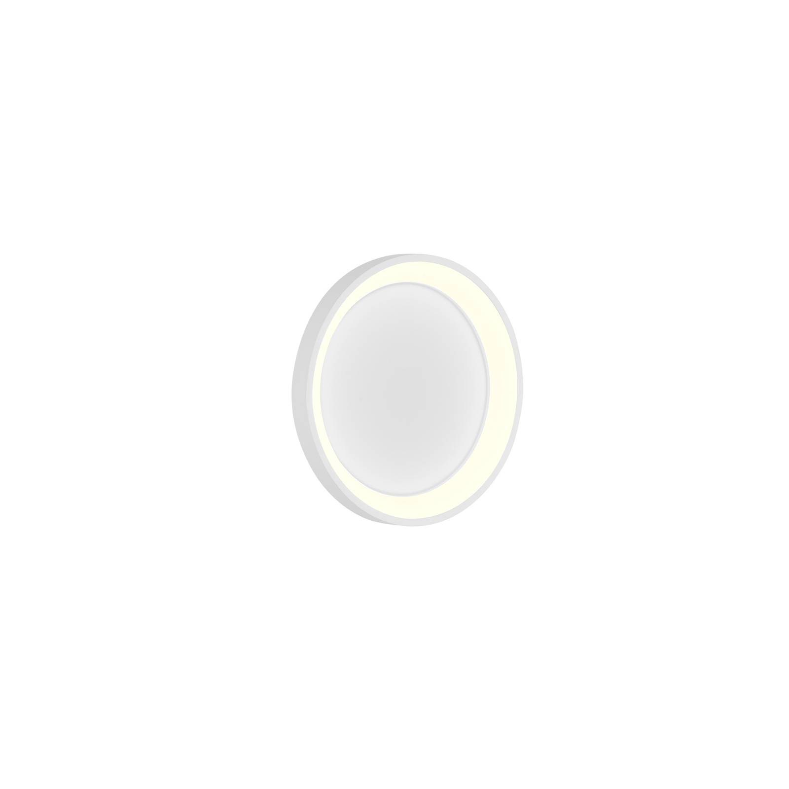 LED-Wandleuchte Aaron, Ø 38 cm, weiß, CCT, Fernbedienung LED-Wandleuchte Aaron, Ø 38 cm, weiß, CCT, Fernbedienung von HELL