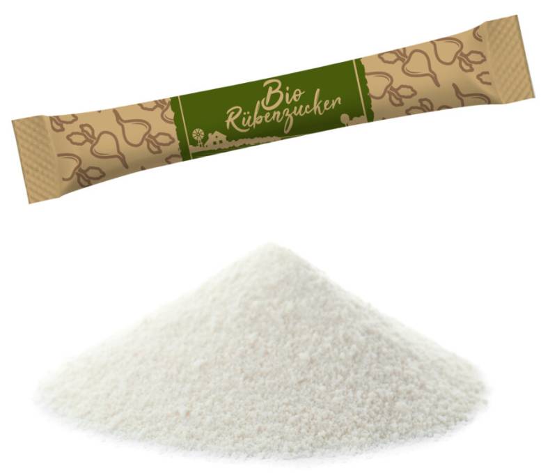HELLMA Bio-Rübenzucker-Sticks, im Displaykarton von HELLMA