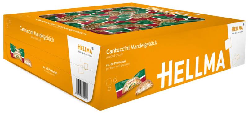 HELLMA Mandelgebäck Cantuccini, im Karton von HELLMA